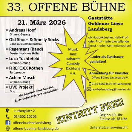 Offene B&uuml;hne